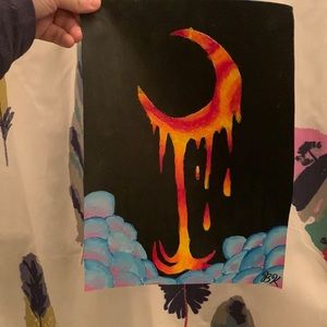 Sunrise of the dripping moon